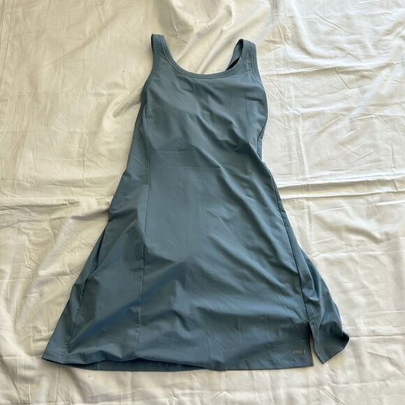 Prince Women's Match Core Built-In Tennis Dress,Faded Blue, size Large, NWT - Picture 5 of 11